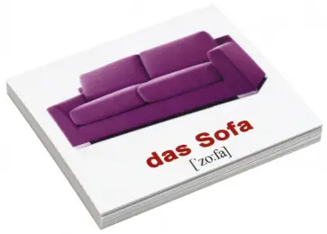 Носова, Епанова - Комплект карточек Мини-20 "Innenausstattung / Интерьер" (немецкий язык) обложка книги