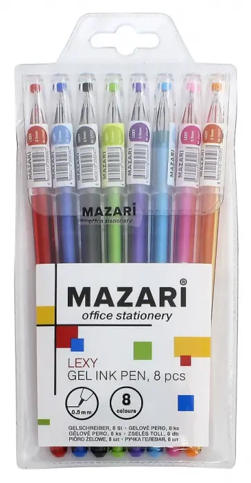 Набор гелевыхручек Lexy, 8 цветов обложка книги
