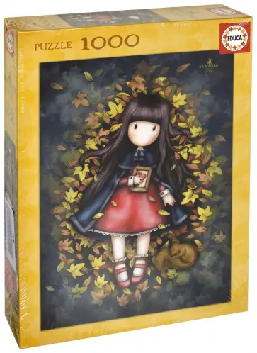 Пазл-1000 "Осенние листья, Gorjuss" (17114) обложка книги