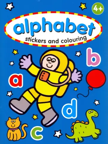 Alphabet. Sticker & Colouring Book обложка книги