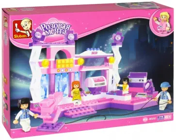 Конструктор "Розовая мечта" (176 деталей) (M38-B0252) обложка книги