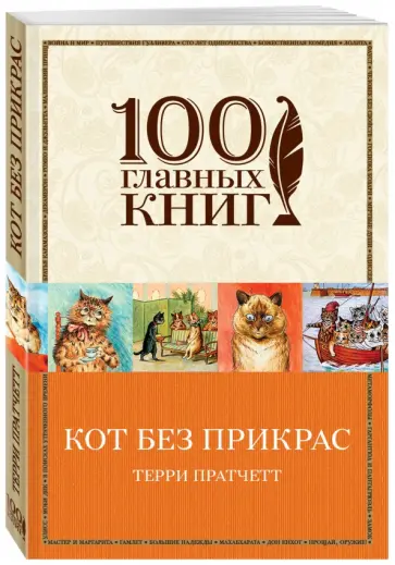 Терри Пратчетт - Кот без прикрас обложка книги