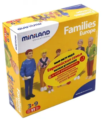 Набор фигур "Европейская семья" (27395) обложка книги