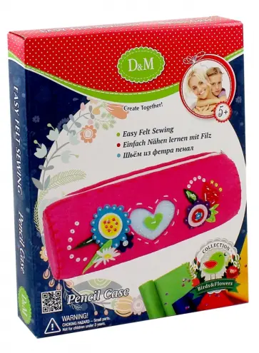 Набор для создания пенала "Цветы и Птицы" (60761) обложка книги