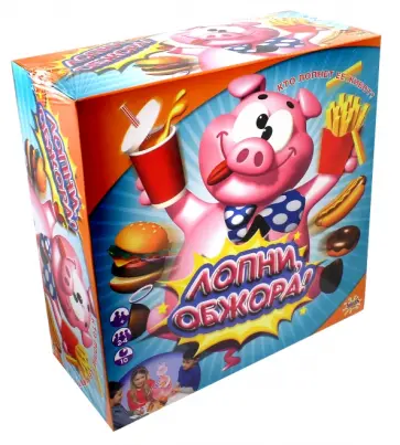 Настольная игра "Лопни Обжора" (30102RUS) обложка книги