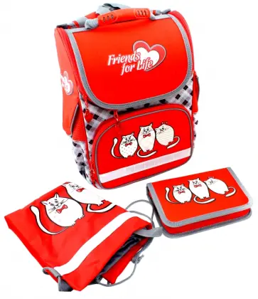 Набор для школьницы "Три кота" (43266) обложка книги