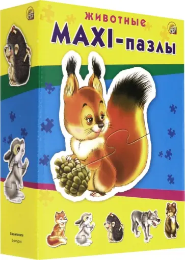 Микси-пазлы "ЖИВОТНЫЕ" (ПМ-7975) обложка книги