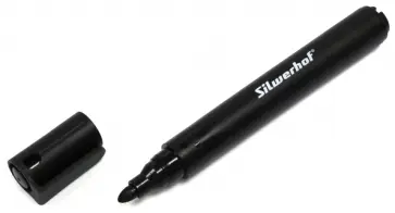 Маркер перманентный (2-3мм, черный) (088028-01) обложка книги