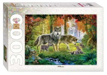 Puzzle-3000 "Волки" (85013) обложка книги