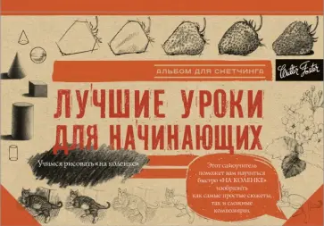 Лучшие уроки для начинающих. Альбом для скетчинга обложка книги