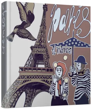 Скетчбук "Париж" обложка книги