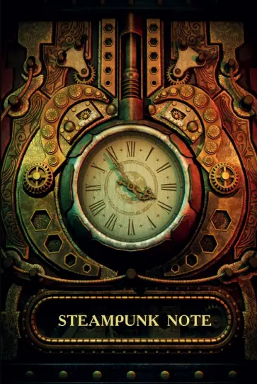 Steampunk Note. Блокнот с тонированными страницами Steampunk Note. Блокнот с тонированными страницами обложка книги
