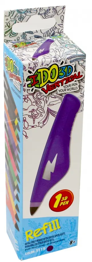 Картридж для 3Д ручки "Вертикаль" (пурпурный) (156044) обложка книги