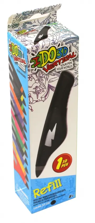 Картридж для 3Д ручки "Вертикаль", черный (161069) обложка книги