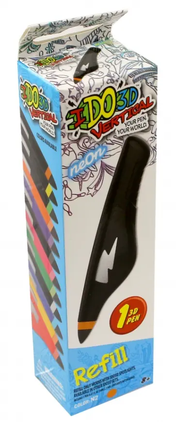 Картридж для 3D ручки "Вертикаль" (неоновый оранжевый) (166013) обложка книги