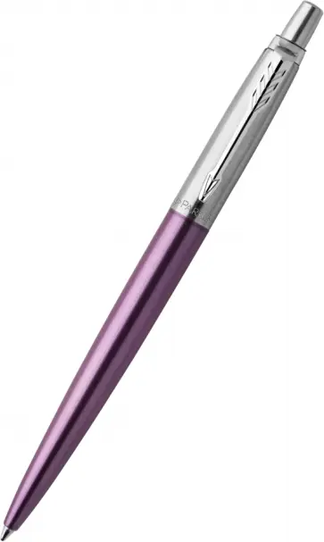 Ручка шариковая автоматическая Jotter Core Victoria Violet, синяя обложка книги
