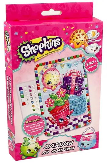 Shopkins. Мозаика "Веселая компания" (03116) обложка книги