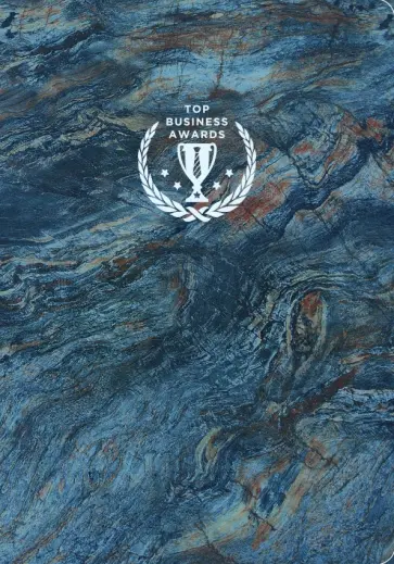 Блокнот "Top Business Awards" (А5, линованный, синий мрамор) Блокнот "Top Business Awards" (А5, линованный, синий мрамор) обложка книги