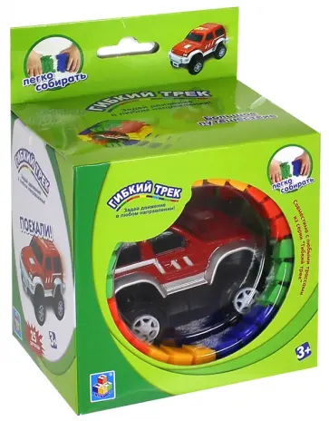 Гибкий трек "Большое путешествие" (25 деталей) (Т59316) обложка книги