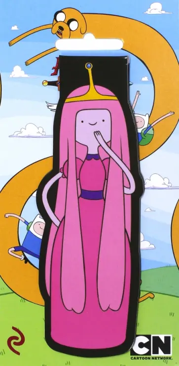 Закладка фигурная "Принцесса Бубльгум" обложка книги