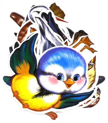 КМ-10658 Комплект украшений "Веселые птички" обложка книги