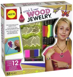 Набор для создания украшений из дерева (611110-3) обложка книги