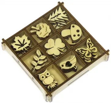 Природа Набор украшений в коробке 10,5х10,5 обложка книги