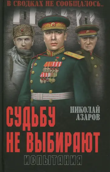 Николай Азаров - Судьбу не выбирают. Испытания. Книга вторая обложка книги