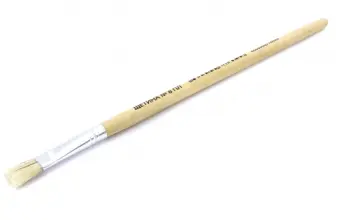 Кисть щетина плоская № 8 живописная обложка книги