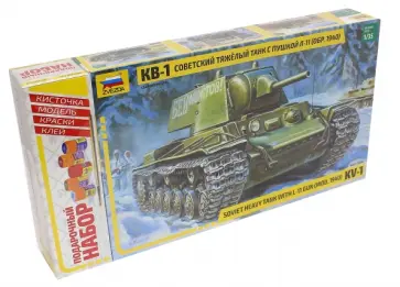 Сборная модель "Советский тяжелый танк КВ-1 модель 1940 г." (3624П) обложка книги