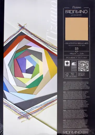 Бумага для пастели "Tiziano" (25 листов, А3,  №06) (72942106) Бумага для пастели "Tiziano" (25 листов, А3,  №06) (72942106) обложка книги