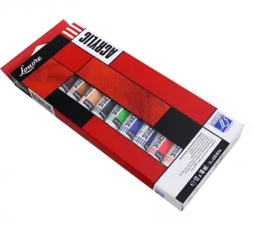 Краски акриловые "Louvre" (12 цветов, 10 мл) (LF806786) обложка книги