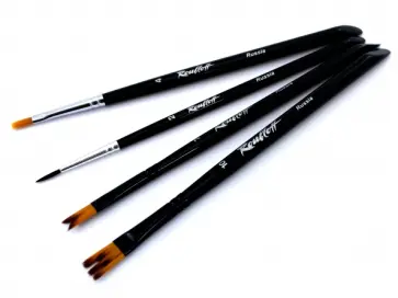 Набор кистей для творчества №4 (4 штуки) обложка книги