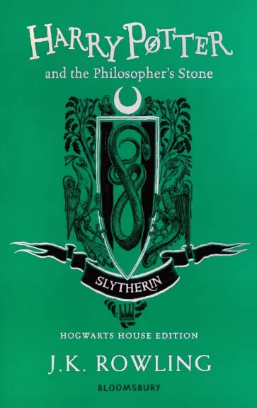 Joanne Rowling - Harry Potter and the Philosopher's Stone - Slytherin House Edition обложка книги