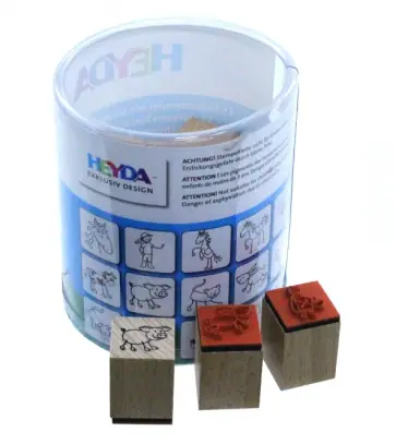 Набор штампиков "Ферма" (15 штук) (204888488) обложка книги