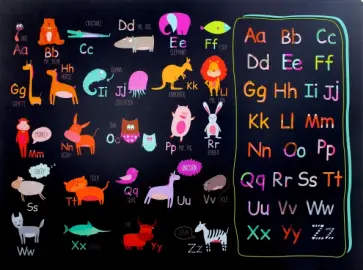 Накладка на стол А3 "Английский алфавит" (671616) обложка книги