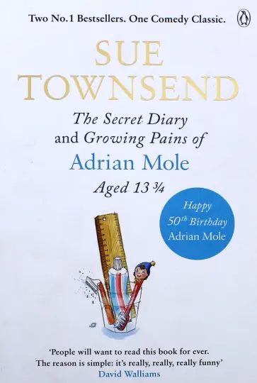 Sue Townsend - Secret Diary&Growing Pains of Adrian Mole Aged 13 3/4 Sue Townsend - Secret Diary&Growing Pains of Adrian Mole Aged 13 3/4 обложка книги