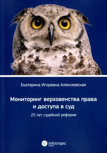 Екатерина Алексеевская - Мониторинг верховенства права и доступа в суд. 25 лет судебной реформе обложка книги