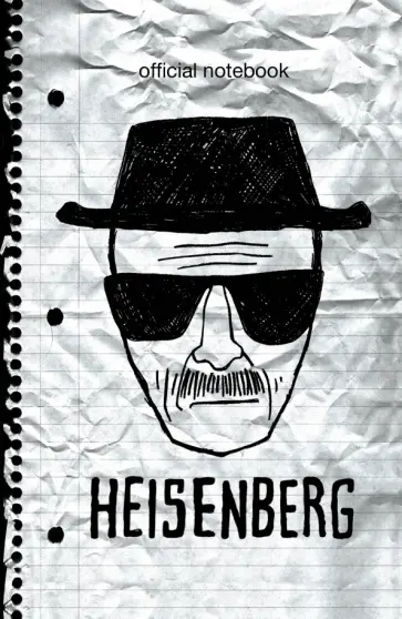 Блокнот "Breaking Bad" (Мистер Хайзенберг), А5 обложка книги