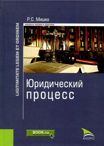 Роман Мишко - Юридический процесс. Монография обложка книги
