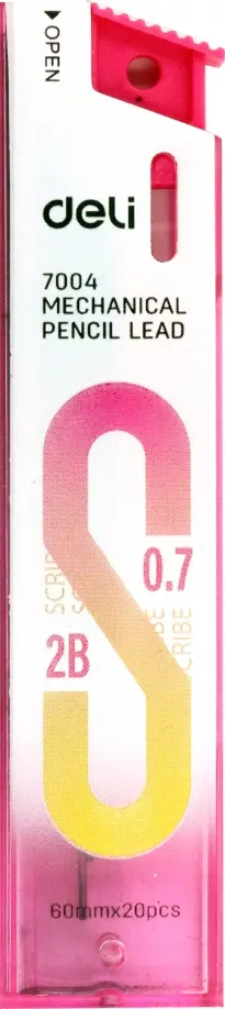 Грифель, 2B, 20 штук, в ассортименте Грифель, 2B, 20 штук, в ассортименте обложка книги