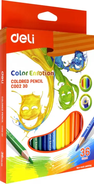 Набор цветных карандашей Color Emotion, 36 цветов обложка книги