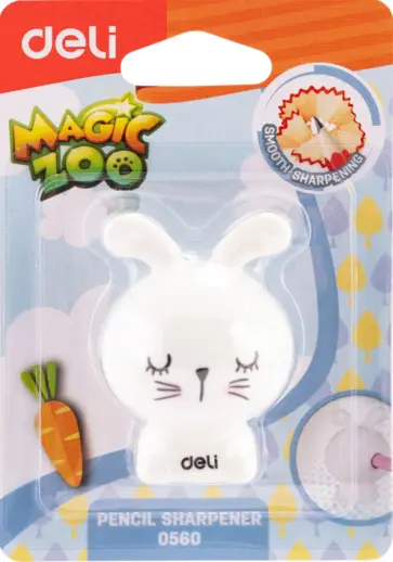 Точилка для карандашей ручная (1 отверстие, в ассортименте) (E0560) обложка книги