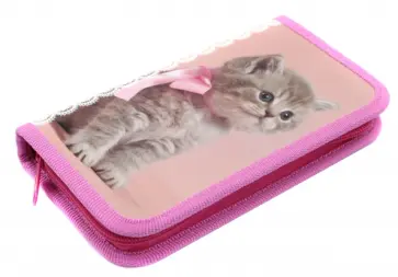 Пенал односекционный "Милый котенок" (850907) обложка книги