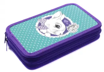 Пенал двухсекционный "Зайка" (850916) обложка книги