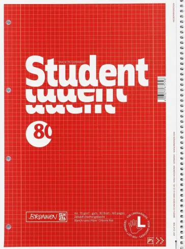 Тетрадь для левшей (80 листов, клетка, гребень) обложка книги