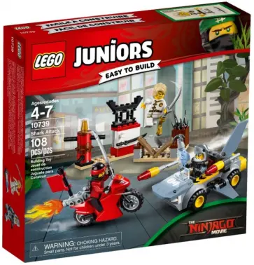 Конструктор "LEGO Juniors. Нападение акулы" (10739) обложка книги