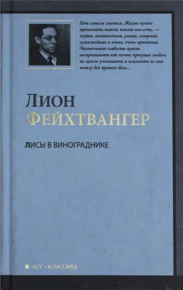 Лион Фейхтвангер - Лисы в винограднике обложка книги