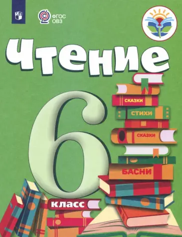 Бгажнокова, Погостина - Чтение. 6 класс. Учебник. Адаптированные программы. ФГОС ОВЗ обложка книги