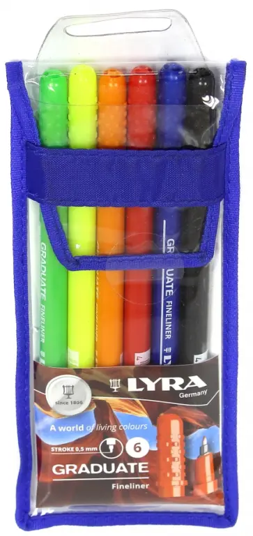 Набор линеров, 6 цветов "Graduate" (L6771060) обложка книги